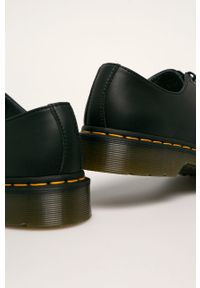 Dr. Martens - Dr Martens - Półbuty wegańskie. Okazja: na co dzień. Zapięcie: sznurówki. Kolor: czarny. Materiał: syntetyk, materiał, guma. Szerokość cholewki: normalna. Styl: casual #4