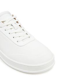 Calvin Klein Sneakersy Low Top Lace Up Oxford Rubb Lth HM0HM01708 Biały. Kolor: biały. Materiał: nubuk, skóra