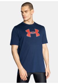 Koszulka męska Under Armour Sportstyle Big Logo SS (1329583-408). Kolor: niebieski. Materiał: poliester, materiał, bawełna. Sport: fitness #1