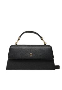 Aigner Torebka Delia S 132985 Czarny. Kolor: czarny. Materiał: skórzane