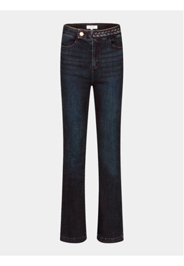Morgan Jeansy 222-PKELY Granatowy Straight Fit. Kolor: niebieski