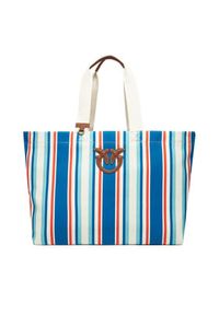 Pinko - PINKO Torebka Shopping Bag Extra PE 25 PLTT 104754 A2G5 Niebieski. Kolor: niebieski #8