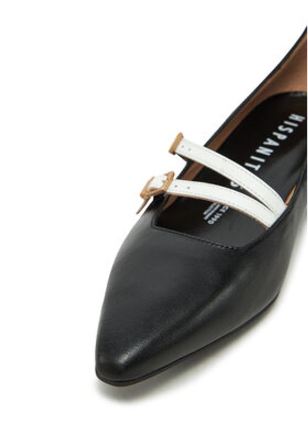 Hispanitas Półbuty BHV254073 Czarny. Kolor: czarny. Materiał: skóra