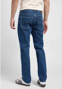 Lee - MESKIE SPODNIE JEANSOWE LEE BROOKLYN STRAIGHT MID STONEWASH 112144036 #3