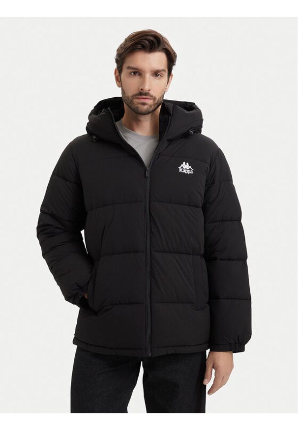 Kappa Kurtka zimowa 36226TW Czarny Comfort Fit. Kolor: czarny. Materiał: syntetyk. Sezon: zima