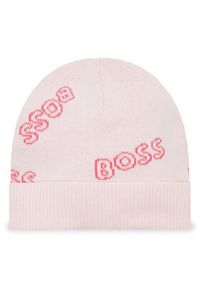 BOSS - Boss Zestaw Czapka i Skarpety J98386 Różowy. Kolor: różowy. Materiał: materiał, bawełna #3