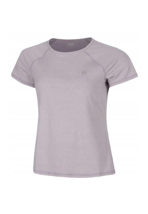 Koszulka tenisowa Fila T-shirt Hailee. Kolor: fioletowy. Sport: tenis