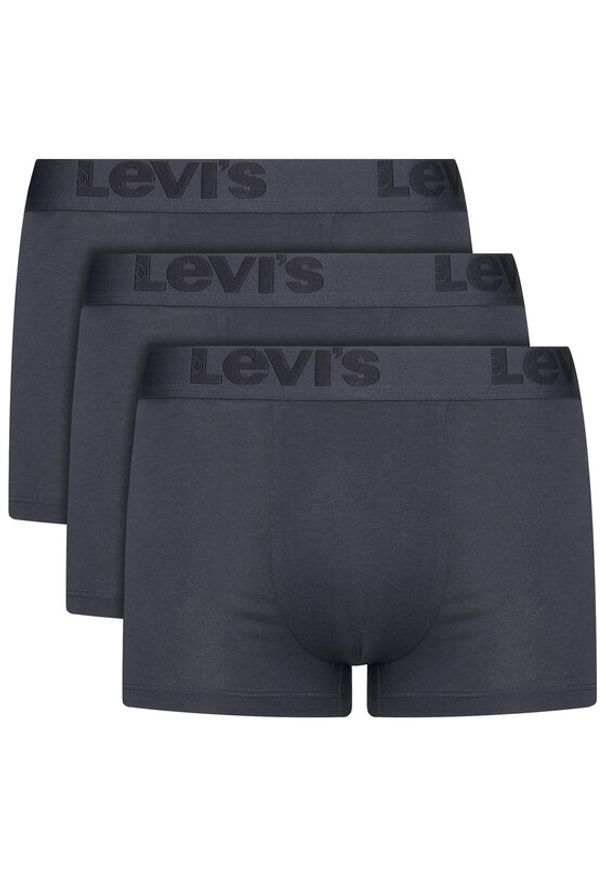 Levi's® Komplet 3 par bokserek 37149-0297 Granatowy. Kolor: niebieski. Materiał: bawełna