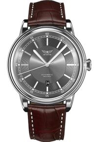 AVIATOR - Zegarek Aviator Zegarek męski Aviator V.3.32.0.240.4 brązowy. Kolor: brązowy #1