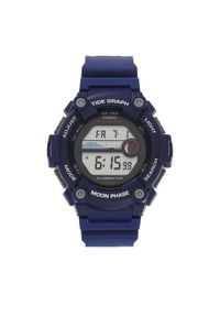 Casio Zegarek WS-1300H-2AVEF Granatowy. Kolor: niebieski