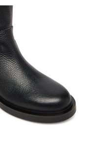 Pollini Oficerki SA26083G0NTD0000 Czarny. Kolor: czarny. Materiał: skóra #5