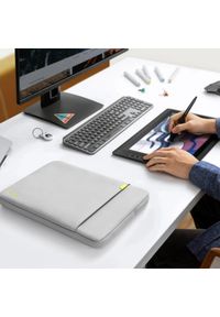 TECH-PROTECT - Etui Tech-Protect Defender Laptop 13-14 szary. Kolor: szary. Materiał: mikrofibra, poliester, materiał. Styl: elegancki, casual #8