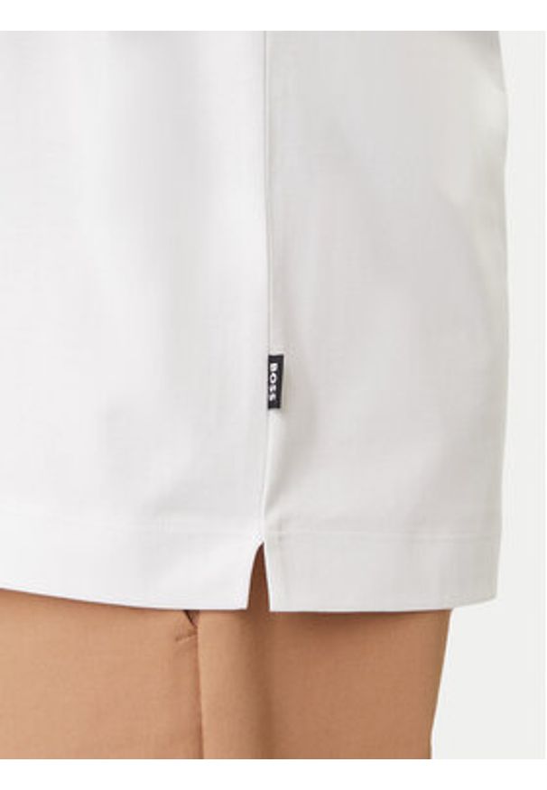 BOSS T-Shirt C-Taut 01 50555844 Biały Regular Fit. Kolor: biały. Materiał: bawełna