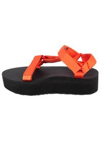 Buty do chodzenia damskie Teva Flatform Universal. Zapięcie: rzepy. Kolor: pomarańczowy, wielokolorowy. Materiał: guma, materiał, tkanina, syntetyk. Sezon: lato. Sport: turystyka piesza
