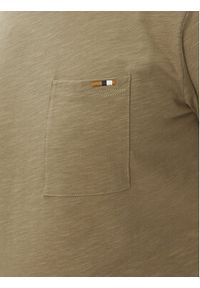 INDICODE T-Shirt Inandorra 41-104 Khaki Regular Fit. Kolor: brązowy. Materiał: bawełna