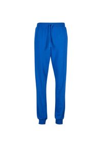 Spodnie dresowe dla kobiet Urban Classics Light Terry. Kolor: niebieski. Materiał: dresówka. Długość: długie #1
