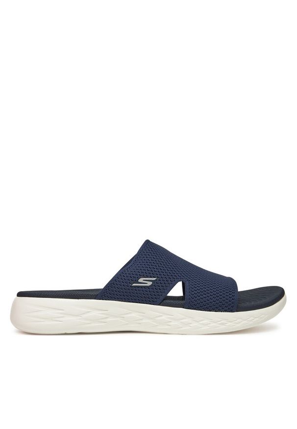 skechers - Klapki Skechers. Kolor: niebieski
