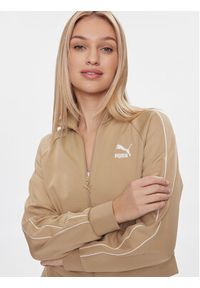 Puma Bluza T7 624211 Beżowy Relaxed Fit. Kolor: beżowy. Materiał: syntetyk