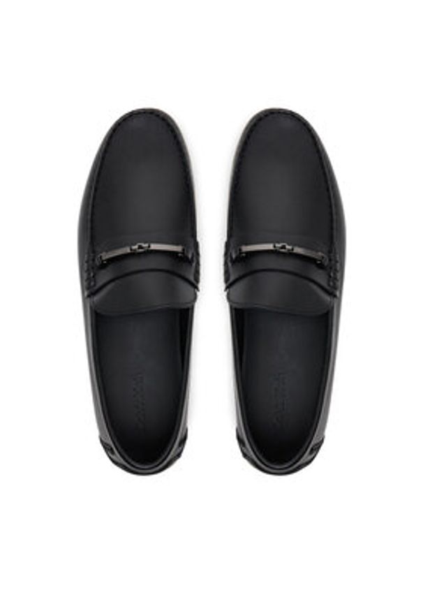 Calvin Klein Mokasyny Driver W/ Ny Bit Lth HM0HM01701 Czarny. Kolor: czarny. Materiał: skóra