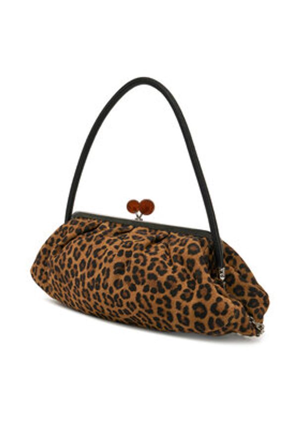 Weekend Max Mara Torebka Moscova 2515511054600 Brązowy. Kolor: brązowy. Materiał: skórzane, zamszowe