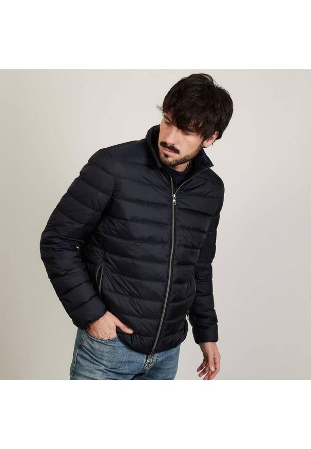 Geox - Kurtka GEOX M DERECK SHORT JACKE Niebieski. Kolor: niebieski. Materiał: tkanina