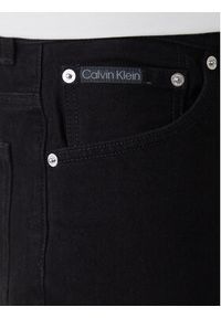 Calvin Klein Jeans Szorty jeansowe 90's LV04RF794G Czarny Slim Fit. Kolor: czarny. Materiał: bawełna #4