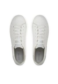 Geox Sneakersy D Jaysen A D621BA 00085 C1001 Biały. Kolor: biały. Materiał: skóra