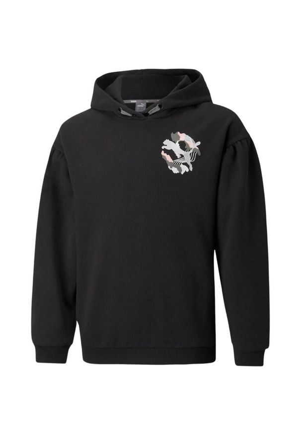 Bluza treningowa dla dzieci Puma Alpha Hoodie. Kolor: czarny. Sport: joga i pilates