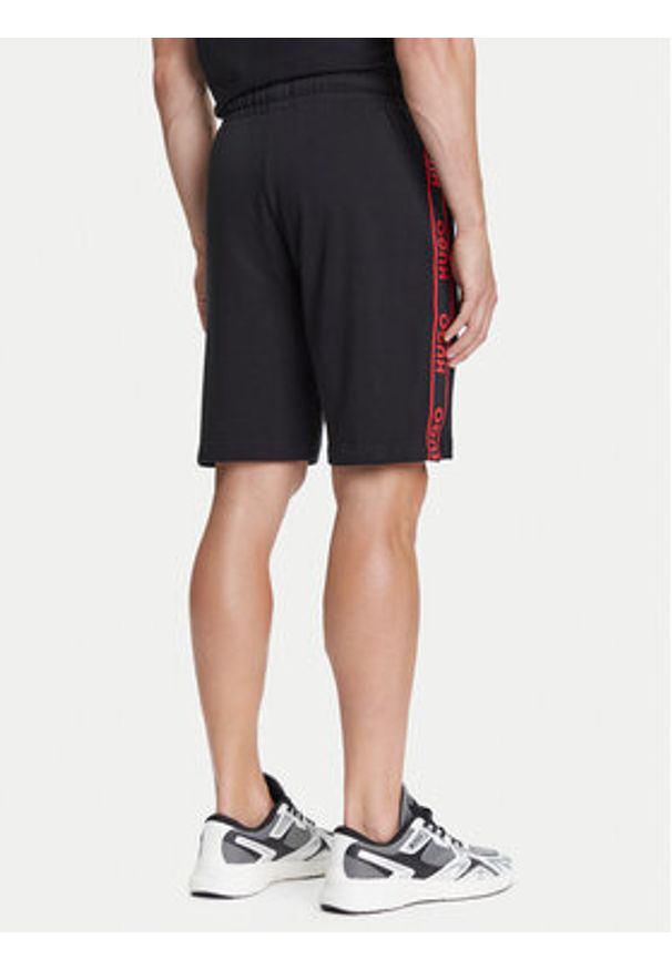 Hugo - HUGO Szorty sportowe Liam 50540936 Czarny Regular Fit. Kolor: czarny. Materiał: bawełna. Styl: sportowy