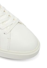 Calvin Klein Sneakersy Low Pro Cup Laceup Lth Moire HW0HW02845 Biały. Kolor: biały. Materiał: skóra #6