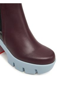 United Nude Botki Grip Chelsea Mid IV 1095992516 Bordowy. Kolor: czerwony. Materiał: skóra #6