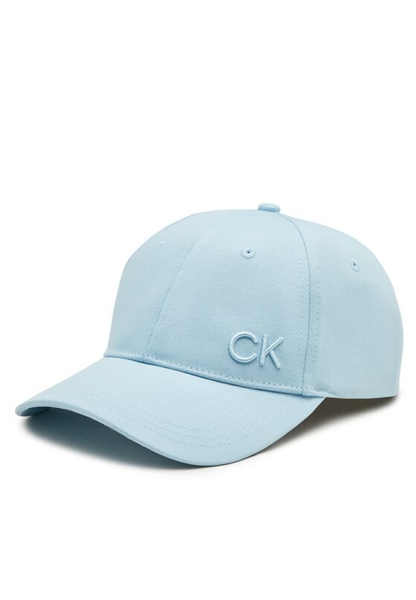 Calvin Klein Czapka z daszkiem K60K612000 Niebieski. Kolor: niebieski. Materiał: bawełna