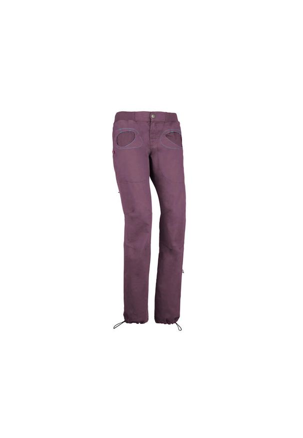 Spodnie wspinaczkowe damskie E9 Onda Slim2. Kolor: fioletowy. Sport: wspinaczka