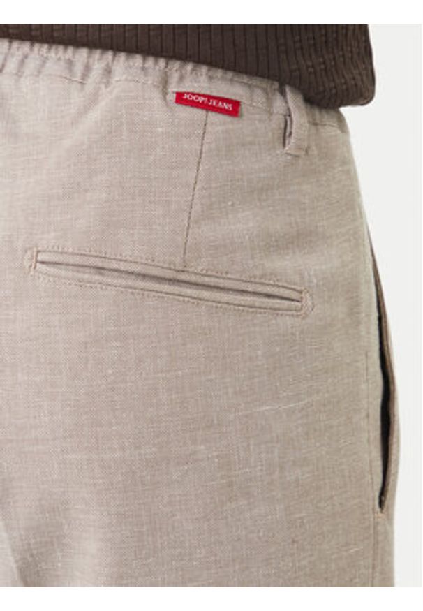 JOOP! Jeans Spodnie materiałowe Lead2 30102837 Beżowy Regular Fit. Kolor: beżowy. Materiał: syntetyk