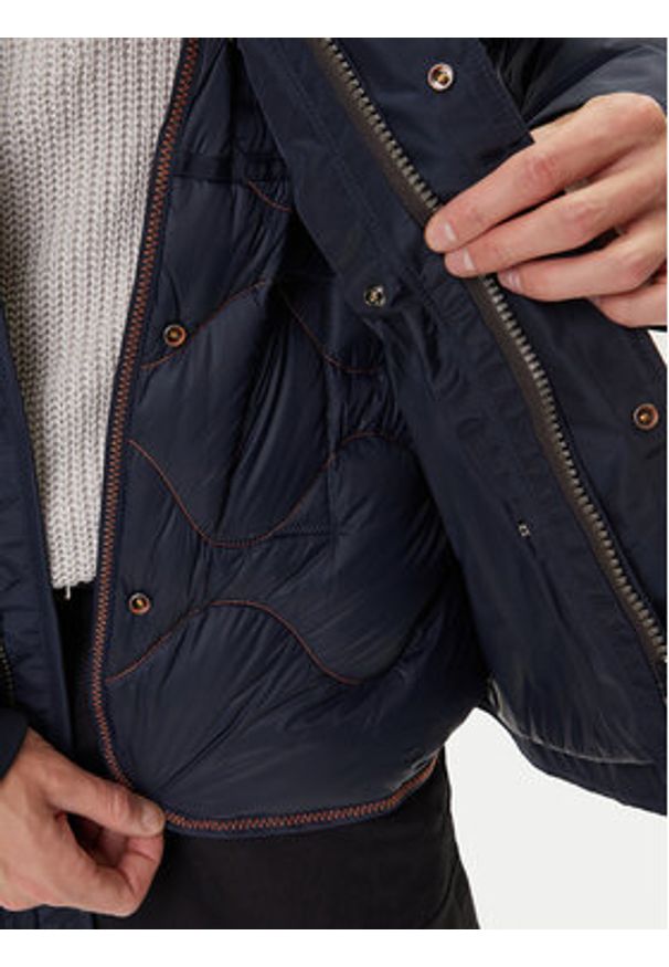 Parajumpers Kurtka puchowa Right Hand 25WMPMJKMA03 Granatowy Regular Fit. Kolor: niebieski. Materiał: syntetyk