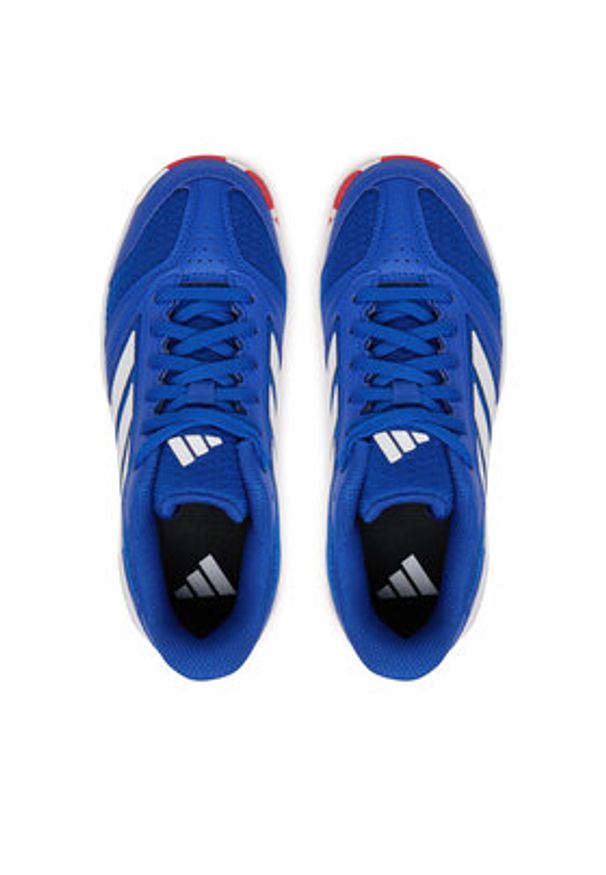 Adidas - adidas Buty halowe Ligra 8 Indoor Shoes Kids IH8245 Niebieski. Kolor: niebieski. Materiał: materiał