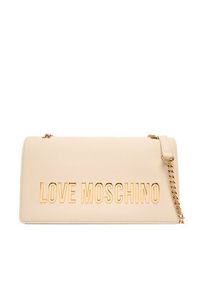 Love Moschino - LOVE MOSCHINO Torebka JC4192PP0NKD0110 Écru. Kolor: kremowy. Materiał: skórzane #5