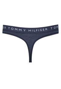 TOMMY HILFIGER - Tommy Hilfiger Stringi UW0UW06039 Granatowy. Kolor: niebieski. Materiał: bawełna #3