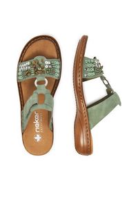 Rieker Klapki 60814-52 Zielony. Kolor: zielony. Materiał: syntetyk, materiał #7