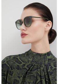 Burberry okulary przeciwsłoneczne damskie kolor zielony. Kolor: zielony #1