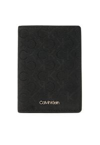 Calvin Klein Duży Portfel Męski Ck Must Mono Bifold 7cc W/Coi K50K512686 Czarny. Kolor: czarny. Materiał: skóra