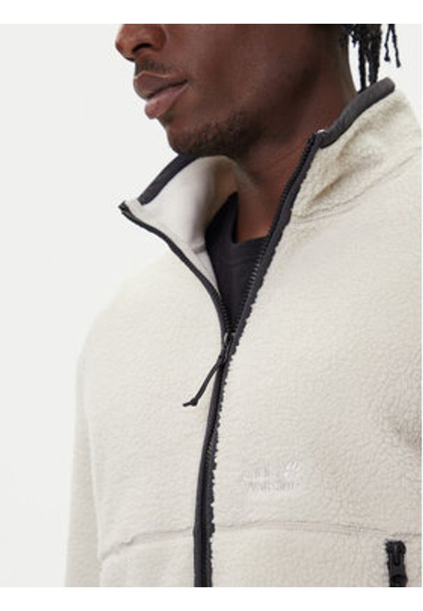 Jack Wolfskin Polar Stone Lite A64997 Beżowy Relaxed Fit. Kolor: beżowy. Materiał: syntetyk