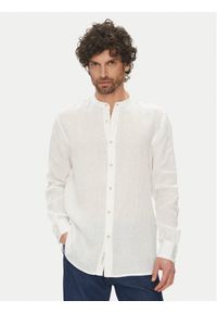 Liu Jo Koszula QA5098 T4359 11001 Biały Regular Fit. Kolor: biały. Materiał: len