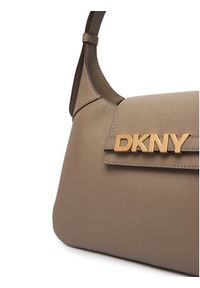 DKNY Torebka R523KL20 Beżowy. Kolor: beżowy. Materiał: skórzane #5