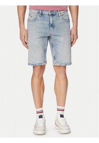 Tommy Jeans Szorty jeansowe Scanton DM0DM22977 Niebieski jasny Slim Fit. Kolor: niebieski. Materiał: bawełna #1