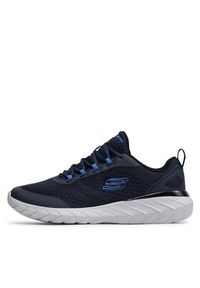 skechers - Skechers Sneakersy Decodus 232288/NVY Granatowy. Kolor: niebieski. Materiał: materiał #2