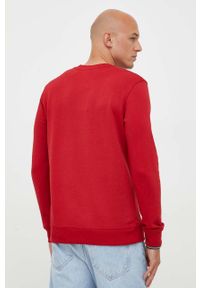 JOOP! - Joop! bluza bawełniana męska kolor czerwony z nadrukiem. Okazja: na co dzień. Kolor: czerwony. Materiał: bawełna. Wzór: nadruk. Styl: casual #4