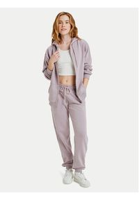 Roxy Spodnie dresowe Surf Stoked Pant Brushed ERJFB03491 Fioletowy Regular Fit. Kolor: fioletowy. Materiał: bawełna #5