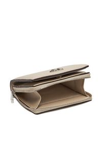 MICHAEL Michael Kors Mały Portfel Damski 32S5S8ED1L Beżowy. Kolor: beżowy. Materiał: skóra