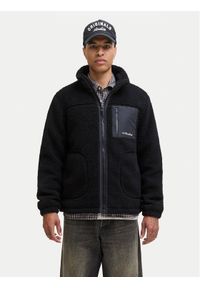 Jack & Jones Polar Soho 12278784 Czarny Regular Fit. Kolor: czarny. Materiał: syntetyk